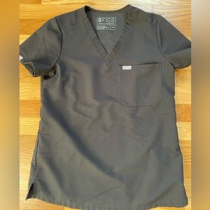 Figs black scrub top - Catarina one pocket - XS